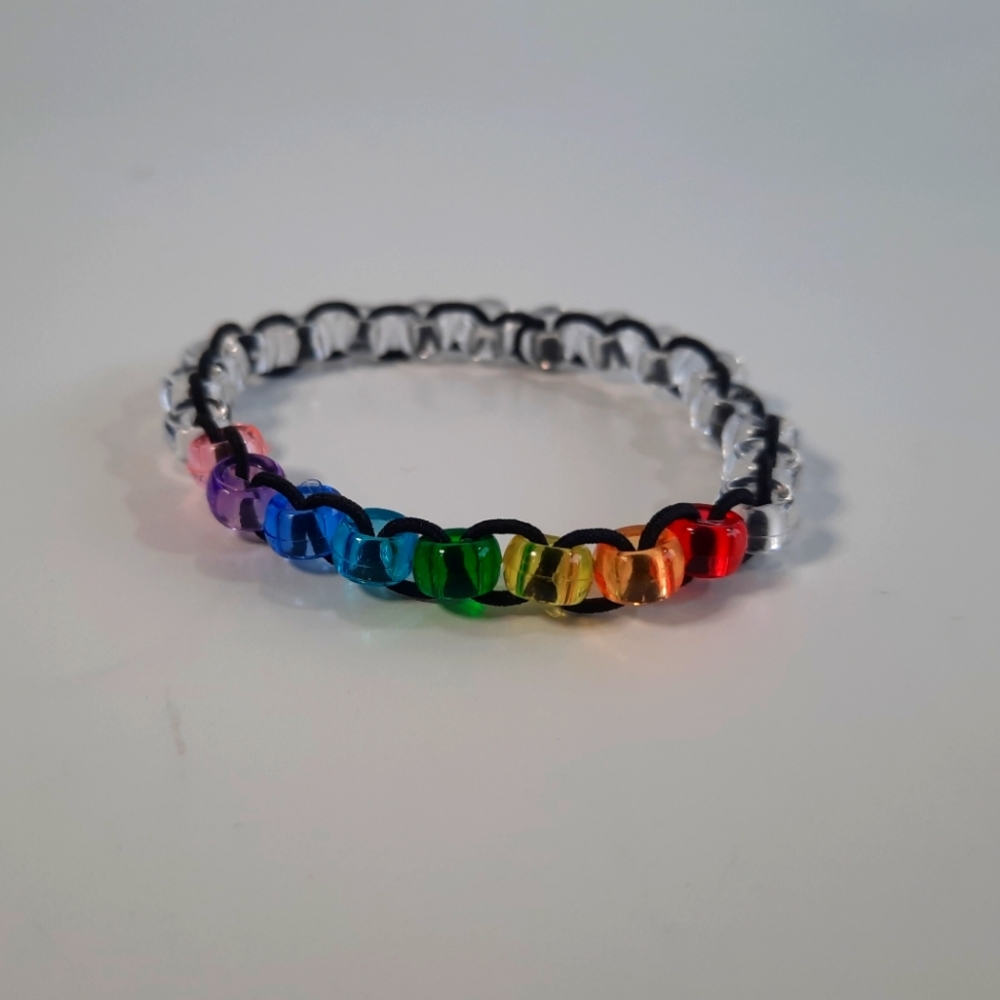 rainbow single bracelet